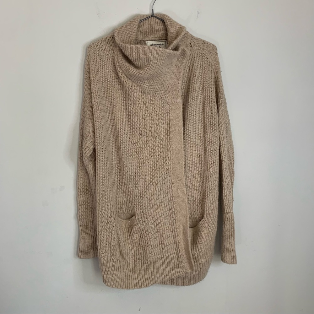 Abercrombie & Fitch Y2K Funnel Neck Cardigan